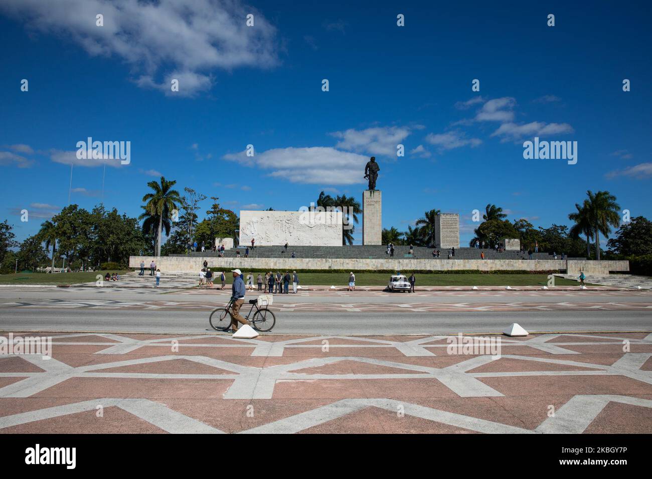 Ein Blick auf das Che Guevara-Denkmal und das Mausoleum in Santa Clara, Kuba, am 22. Januar 2020. (Foto von Manuel Romano/NurPhoto) Stockfoto