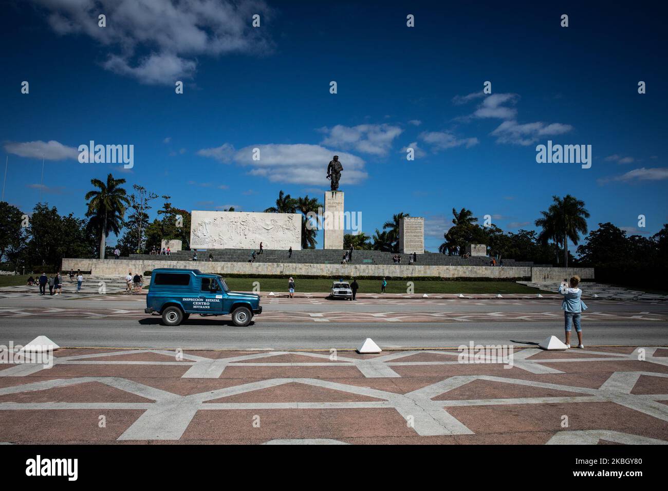 Ein Blick auf das Che Guevara-Denkmal und das Mausoleum in Santa Clara, Kuba, am 22. Januar 2020. (Foto von Manuel Romano/NurPhoto) Stockfoto