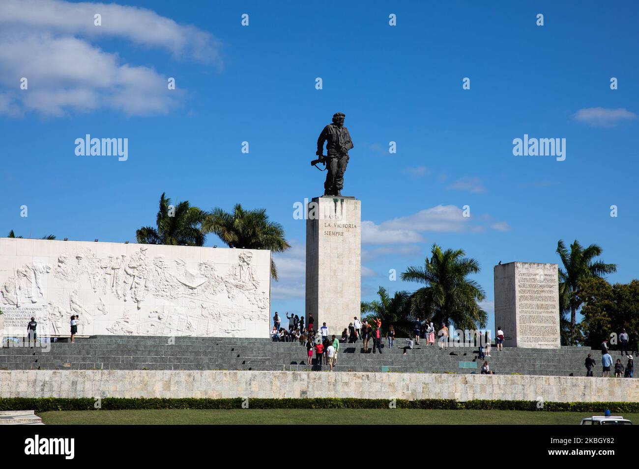 Ein Blick auf das Che Guevara-Denkmal und das Mausoleum in Santa Clara, Kuba, am 22. Januar 2020. (Foto von Manuel Romano/NurPhoto) Stockfoto