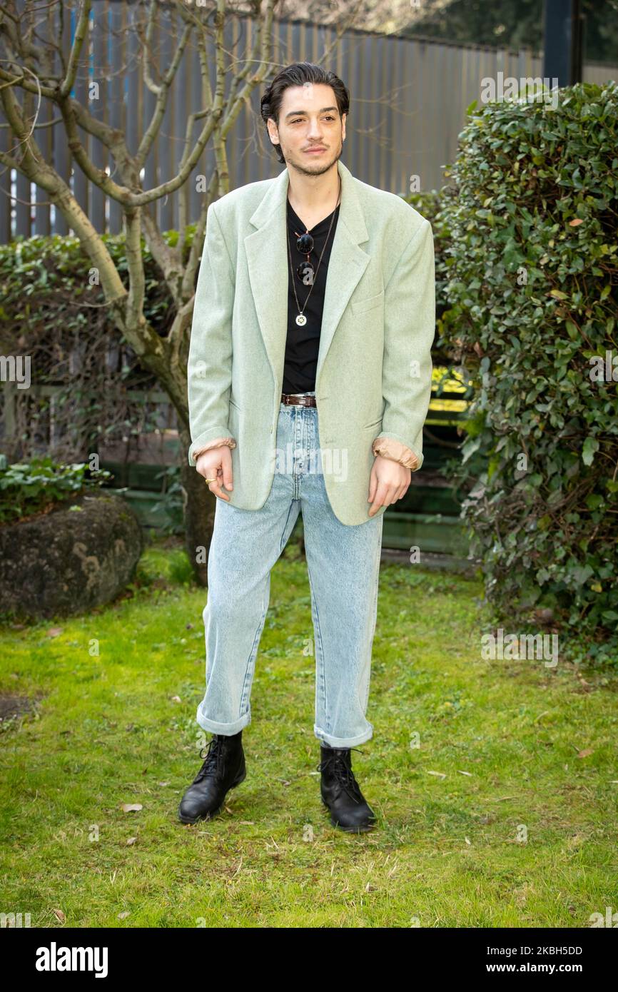 Emilio Fallarino nimmt am 17. Februar 2020 in Rom, Italien, an der zweiten Staffel der neuen Spielfilm-TV-Staffel '' La Vita Promessa' Teil. (Foto von Mauro Fagiani/NurPhoto) Stockfoto