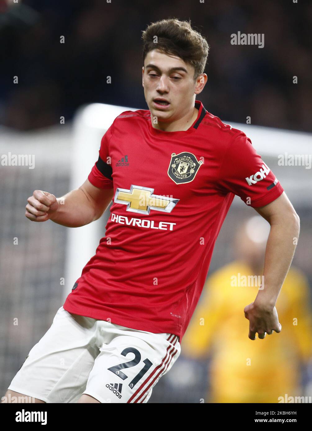 Daniel James von Manchester United in der englischen Premier League zwischen Chelsea und Manchester United am 17. Februar 2020 im Stanford Bridge Stadium in London, England (Foto by Action Foto Sport/NurPhoto) Stockfoto