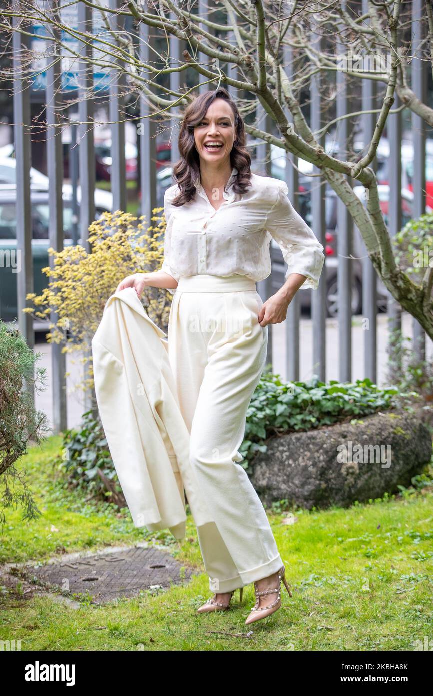 Roberta Gianrusso nimmt am 20. Februar 2020 an der Fotocall „Il Commissario Montalbano“ in Rom, Italien, Teil. (Foto von Mauro Fagiani/NurPhoto) Stockfoto