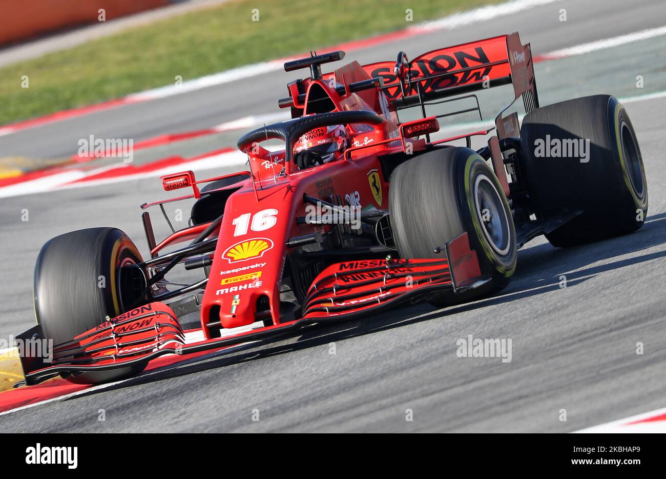 Der Ferrari SF 1000 von Charles Leclerc während des Tages 1 der Formel 1 Tests, am 19. Februar 2020, in Barcelona, Spanien. -- (Foto von Urbanandsport/NurPhoto) Stockfoto