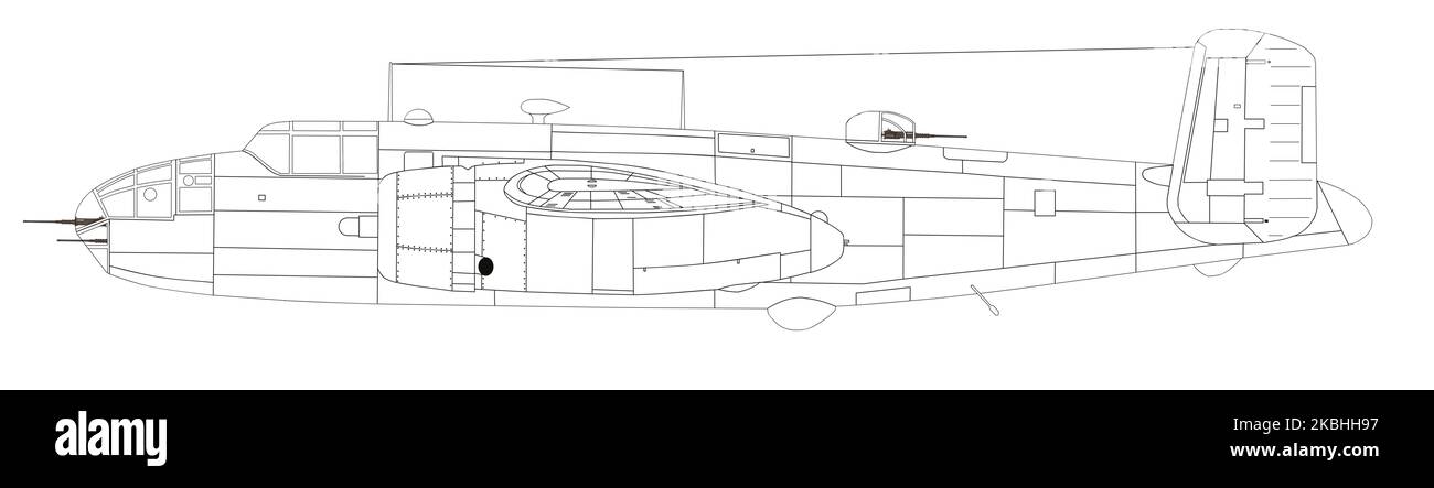 North American B-25C Mitchell Stockfoto