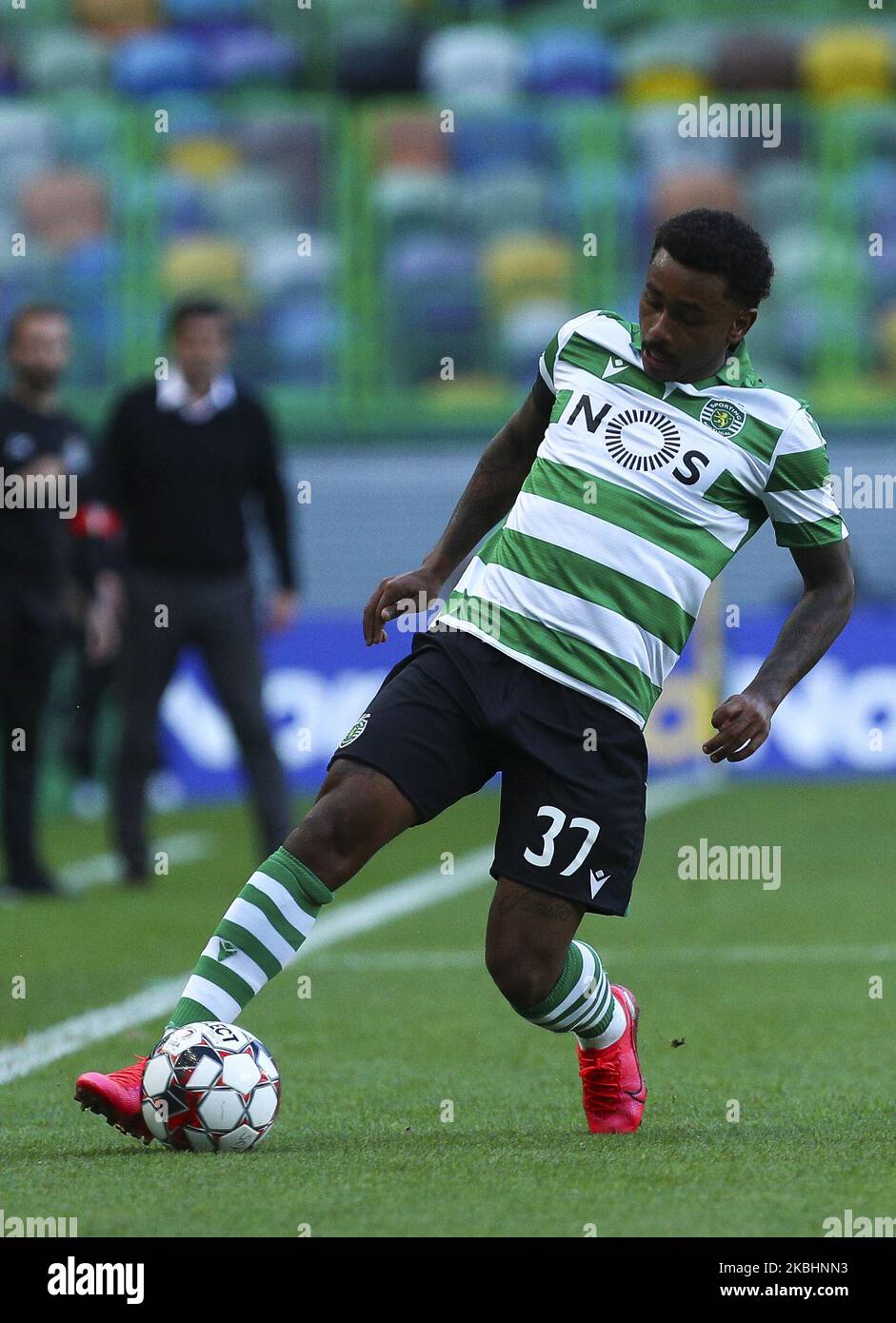 Während des Liga-NOS-Spiels zwischen Sporting CP und Boavista FC im Estadio de Alvalade am 22. Februar 2020 in Lissabon, Portugal. (Foto von Paulo Nascimento/NurPhoto) Stockfoto