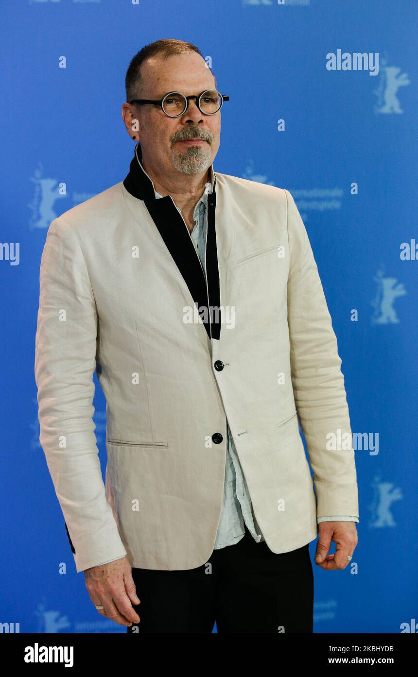 Der amerikanische investigative Reporter und Regisseur David France posiert beim Fotogespräch „Welcome to Tschetschenien“ während der Berlinale 70. am 26. Februar 2020 im Grand Hyatt in Berlin. (Foto von Dominika Zarzycka/NurPhoto) Stockfoto