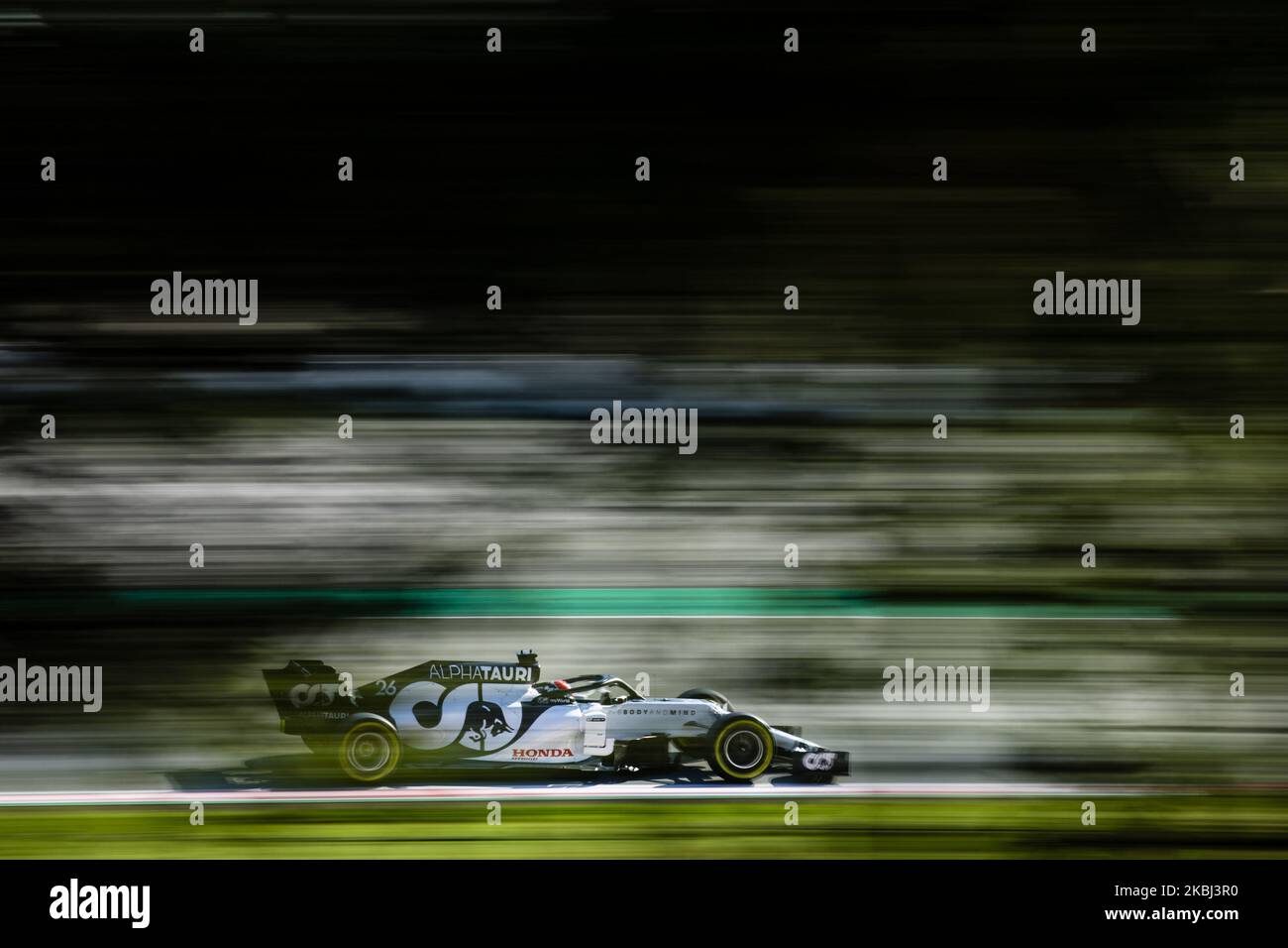 26 KVYAT Daniil (rus), Scuderia Alpha Tauri AT01 Honda, Aktion während der Formel 1 Wintertests auf dem Circuit de Barcelona - Catalunya am 28. Februar 2020 in Barcelona, Spanien. (Foto von Xavier Bonilla/NurPhoto) Stockfoto