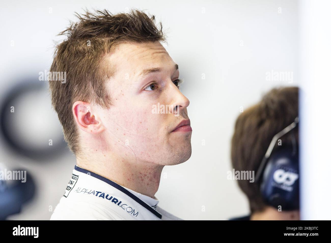 KVYAT Daniil (rus), Scuderia Alpha Tauri AT01 Honda, Portrait während der Formel 1 Wintertests auf dem Circuit de Barcelona - Catalunya am 28. Februar 2020 in Barcelona, Spanien. (Foto von Xavier Bonilla/NurPhoto) Stockfoto