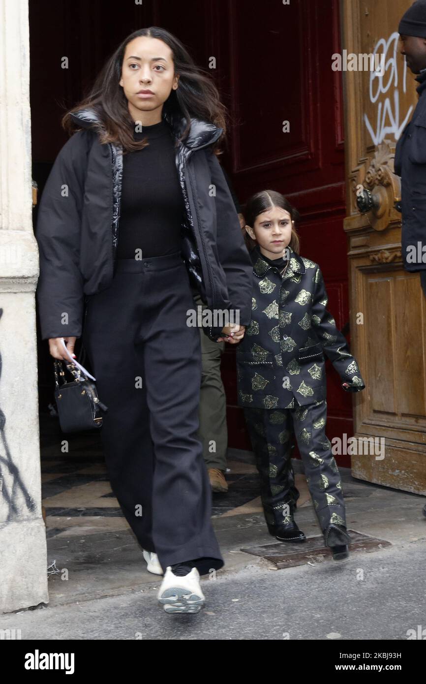 Penelope Disick am Theater des Bouffes du Nord, um am Sonntagsgottesdienst von Kanye West am 01. März 2020 in Paris, Frankreich, teilzunehmen. (Foto von Mehdi Taamallah/NurPhoto) Stockfoto