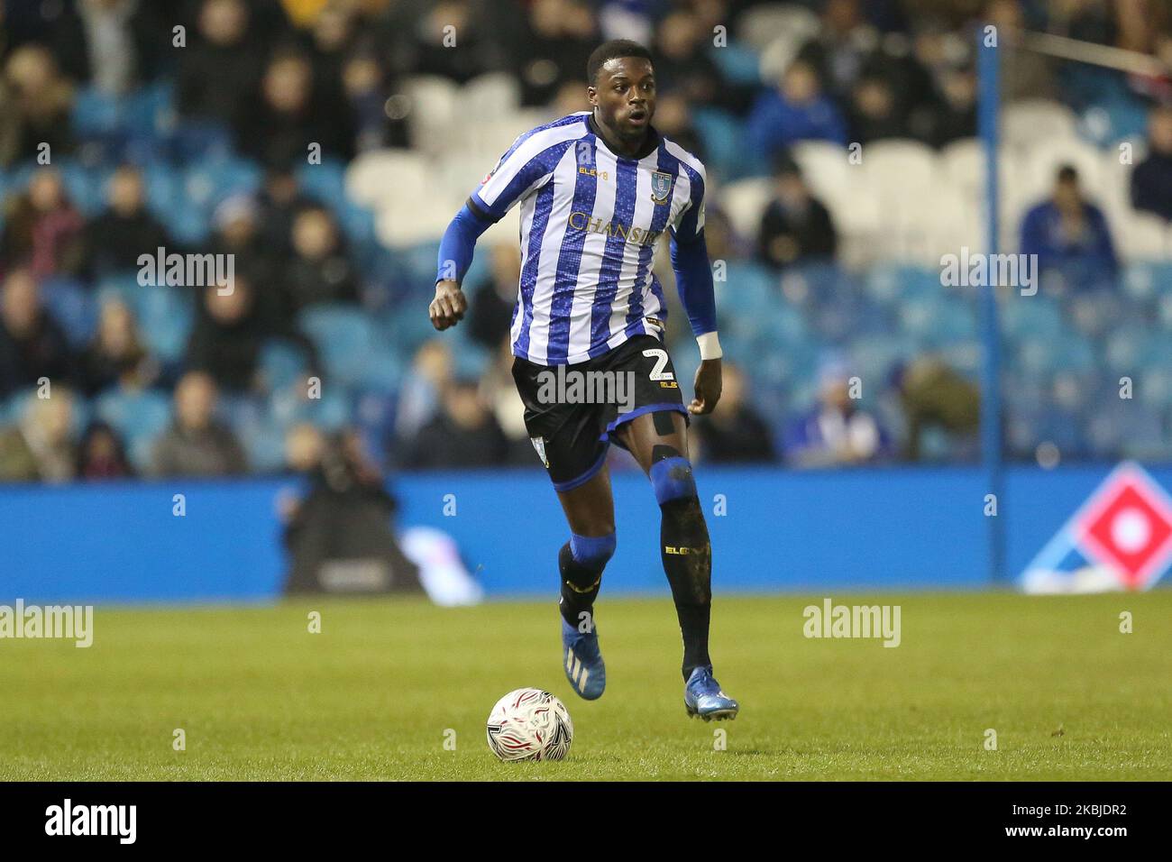 Moses Odubajo von Sheffield Wednesday in Aktion während des FA Cup Fifth Road Spiels zwischen Sheffield Wednesday und Manchester City in Hillsborough, Sheffield am Mittwoch, 4.. März 2020. (Foto von MI News/NurPhoto) Stockfoto