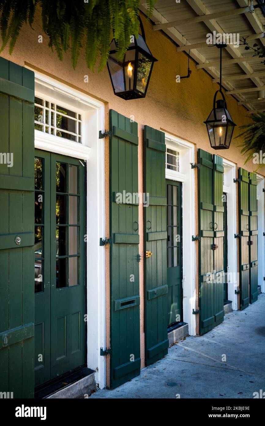 ROYAL FRENCHMEN HOTEL MARIGNY NEW ORLEANS LOUISIANA USA Stockfoto