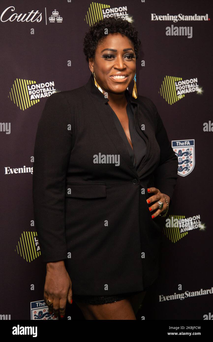 Mica Paris nimmt am 05. März 2020 im Roundhouse in London, Großbritannien, an den London Football Awards Teil. (Foto von Robin Pope/NurPhoto) Stockfoto