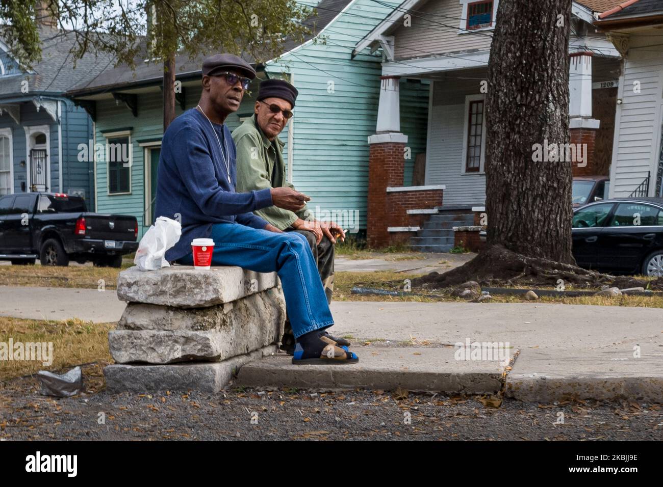 SAINT ROCH AVENUE NEW ORLEANS LOUISIANA USA Stockfoto
