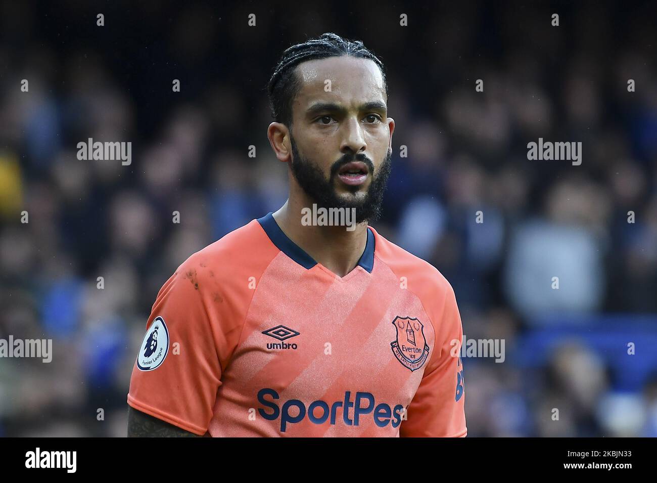 Theo Walcott während des Premier League-Spiels zwischen Chelsea und Everton in Stamford Bridge, London, am Sonntag, 8.. März 2020. (Foto von MI News/NurPhoto) Stockfoto