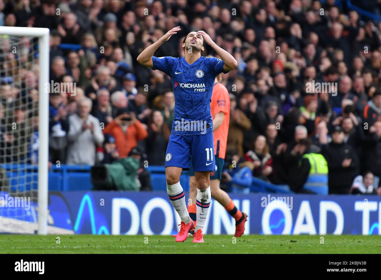 Pedro während des Premier League-Spiels zwischen Chelsea und Everton in Stamford Bridge, London, am Sonntag, 8.. März 2020. (Foto von MI News/NurPhoto) Stockfoto