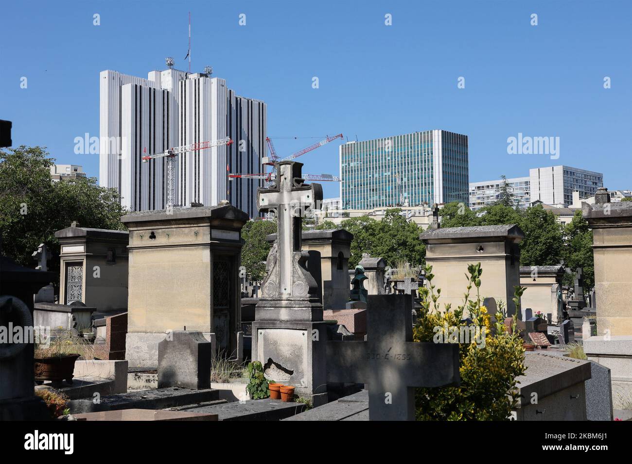 Montparnasse Cemetary, Paris, Frankreich Stockfoto