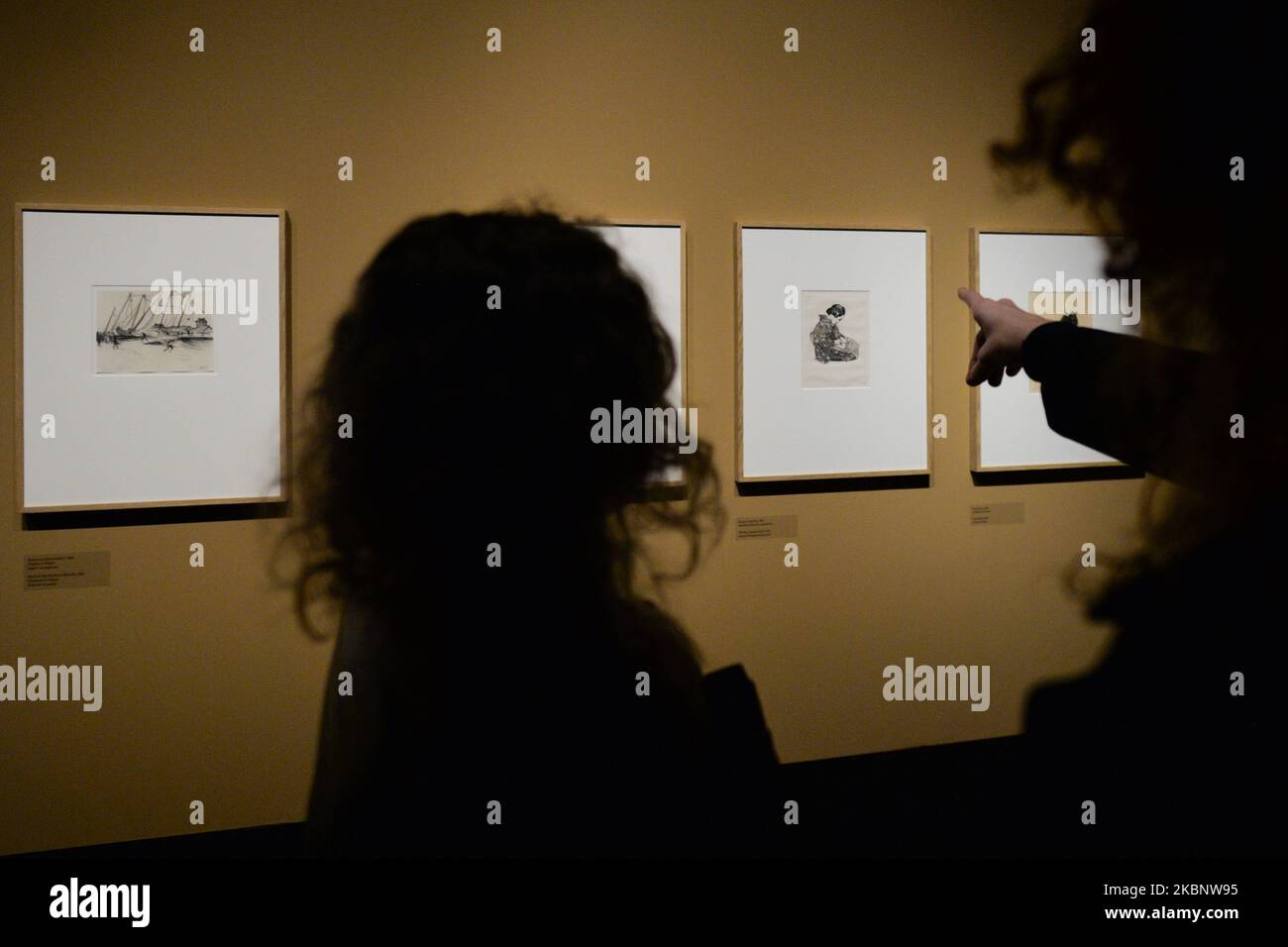 „Wie ein Traum! Emil Orlik in Japan' eine Ausstellung eines tschechischen Künstlers, im Manggha Museum of Japanese Art and Technology in Krakau. Am 15. Mai 2020 in Krakau, Polen. (Foto von Artur Widak/NurPhoto) Stockfoto