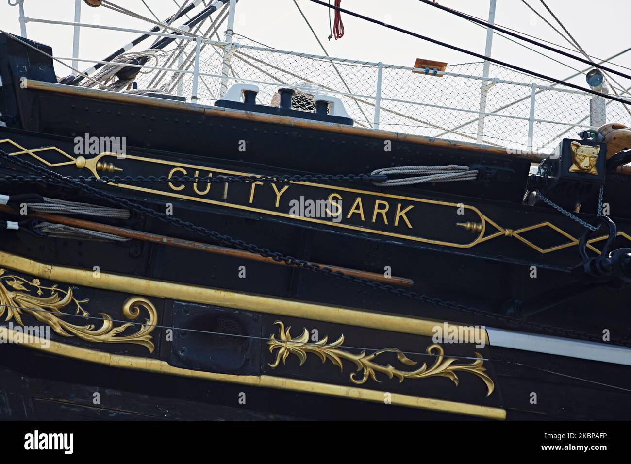 © 2022 John Angerson. Cutty Sark Greenwich, London. Stockfoto