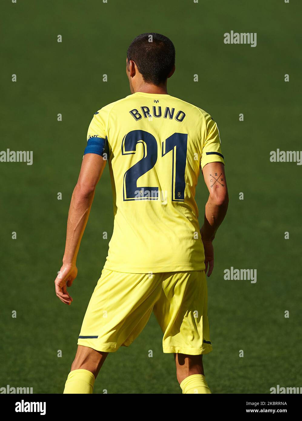 Bruno Soriano aus Villarreal während der La Liga Santander mach zwischen Villarreal CF und Valencia im La Ceramica Stadion, am 28. Juni 2020 in Vila-real, Spanien (Foto: Maria Jose Segovia/NurPhoto) Stockfoto