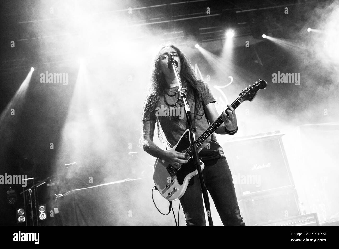 Neige von Alcest spielt am 3 2014. November live im Alcatraz in Mailand, Italien (Foto: Mairo Cinquetti/NurPhoto) Stockfoto