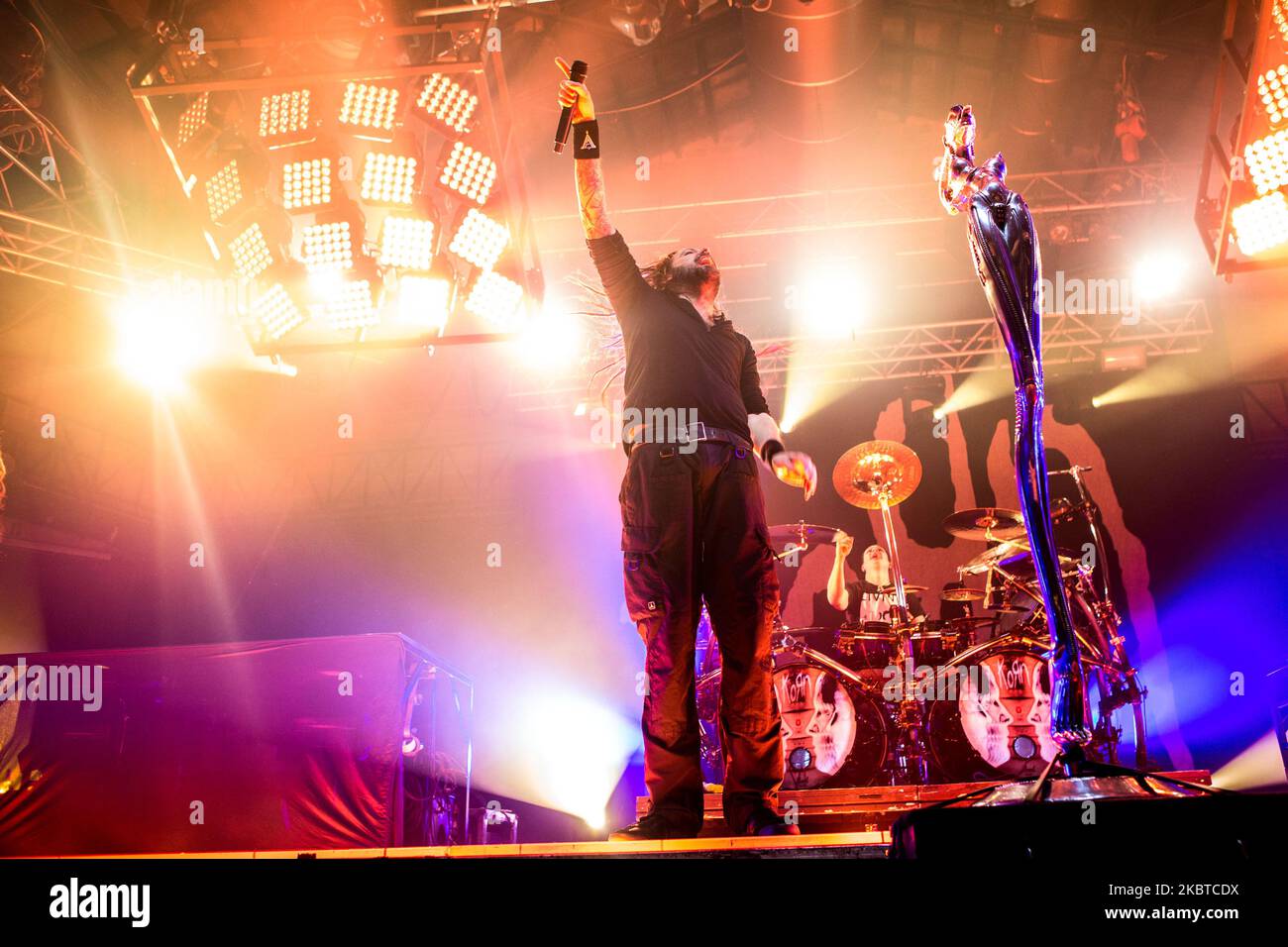 Jonathan Davis von KORN spielt am 1 2015. Februar live im Alcatraz in Mailand, Italien (Foto: Mairo Cinquetti/NurPhoto) Stockfoto Jonathan Davis von KORN spielt am 1 2015. Februar live im Alcatraz in Mailand, Italien (Foto: Mairo Cinquetti/NurPhoto) Stockfoto