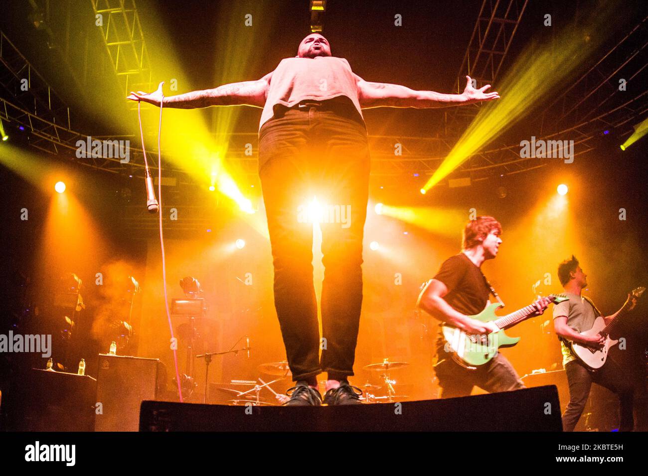 Jake Luhrs von August Burns Red spielt am 10 2015. Oktober live bei Fabrique in Mailand, Italien (Foto: Mairo Cinquetti/NurPhoto) Stockfoto