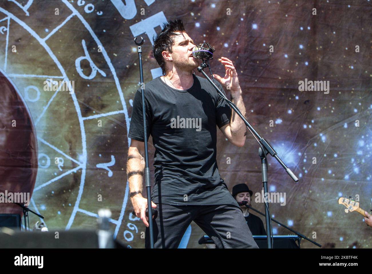 Matt Walst von Three Days Grace tritt am 02 2015. Juni beim Sonisphere Festival in Mailand, Italien, live auf (Foto: Mairo Cinquetti/NurPhoto) Stockfoto