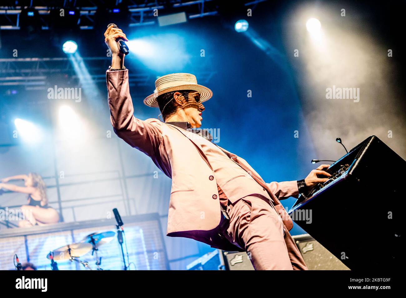 Perry Farrell von Jane's Addiction tritt am 15 2016. Juni live bei Fabrique in Mailand auf (Foto: Mairo Cinquetti/NurPhoto) Stockfoto