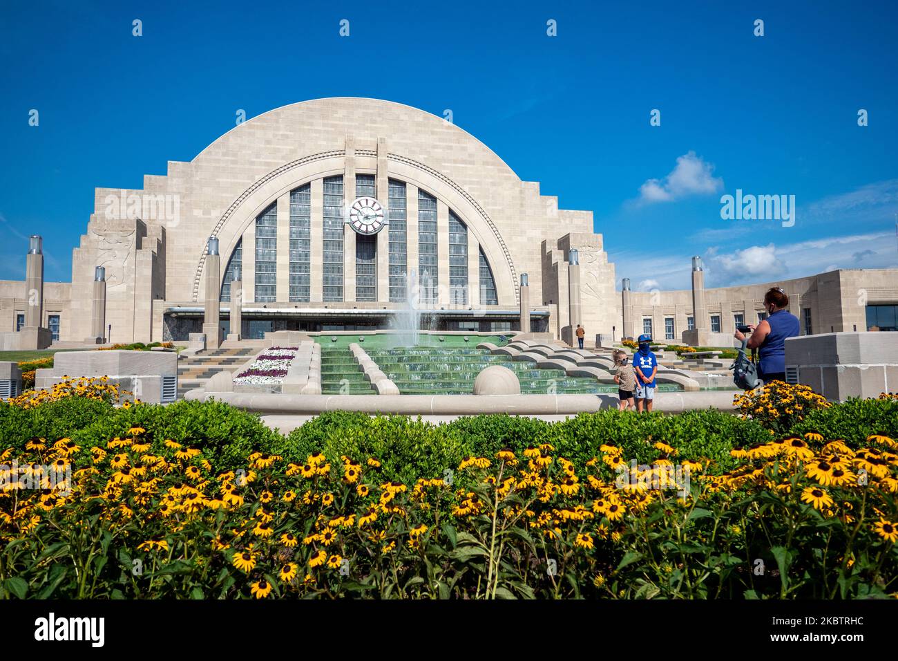 Das Cincinnati Museum Center im Union Terminal öffnete seine Türen und Exponate für die Öffentlichkeit heute Morgen im Zuge der Coronavirus COVID-19 Pandemie, Freitag, 17. Juli 2020, in Cincinnati, Ohio, Usa. (Foto von Jason Whitman/NurPhoto) Stockfoto