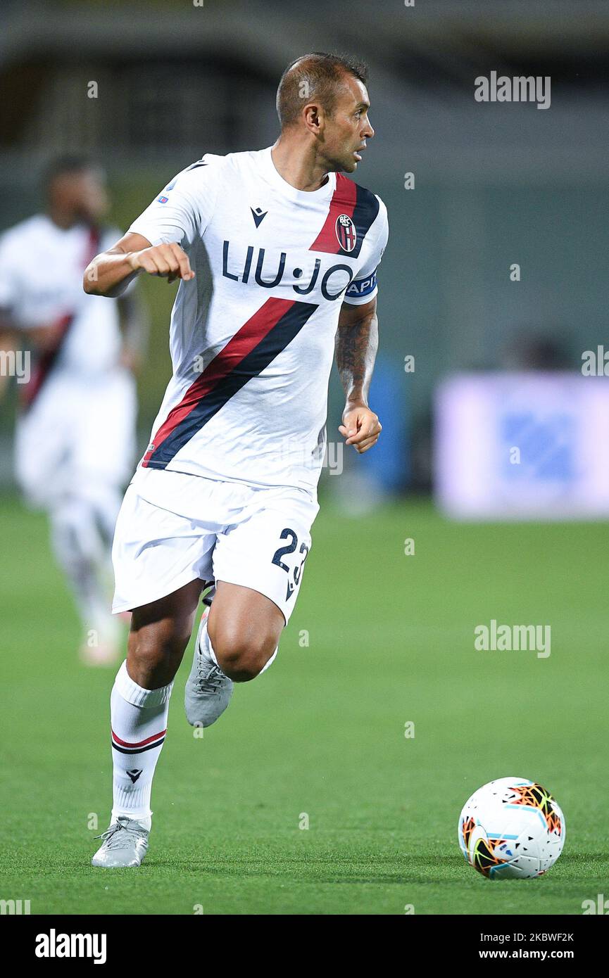 Danilo von Bologna FC während der Serie Ein Spiel zwischen ACF Fiorentina und Bologna FC im Stadio Artemio Franchi, Florenz, Italien am 29. Juli 2020. (Foto von Giuseppe Maffia/NurPhoto) Stockfoto