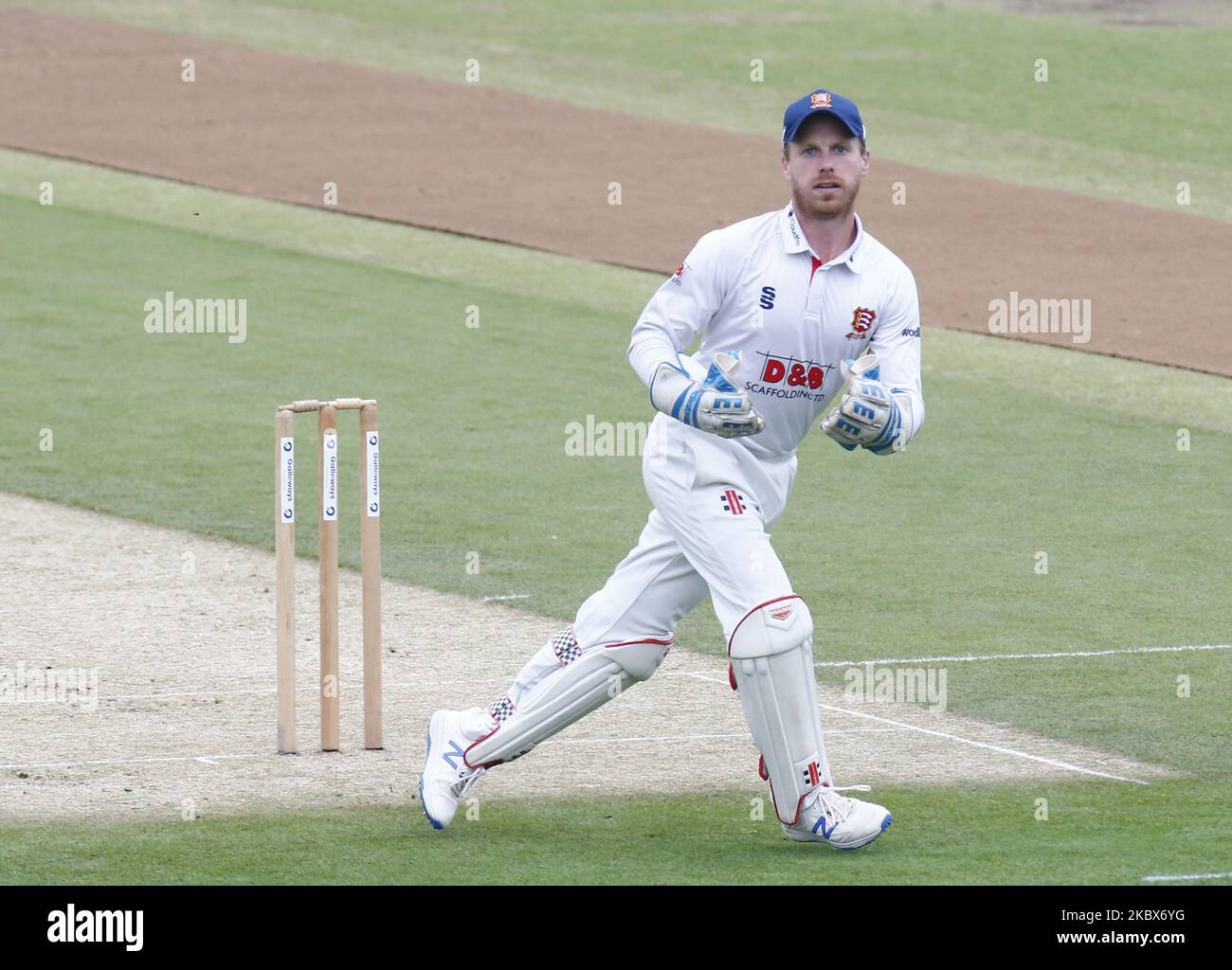Essex's Adam Wheater am ersten Tag der Bob Willis Trophy Southern Group