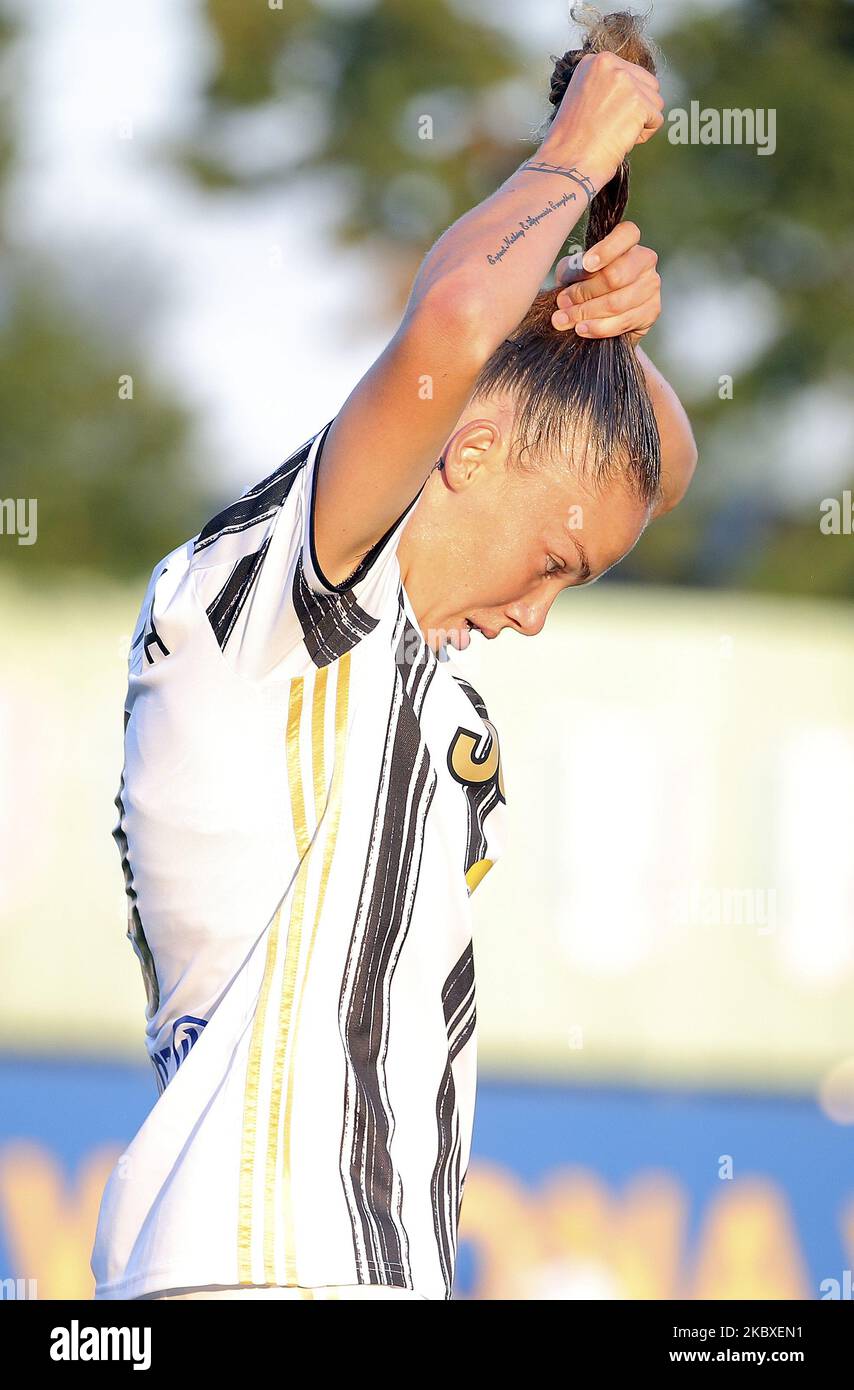 Andrea Staskova von Juventus während der Women Serie Ein Spiel zwischen Hellas Verona und Juventus im Sinergy Stadion am 22. August 2020 in Verona, Italien. (Foto von Giuseppe Cottini/NurPhoto) Stockfoto