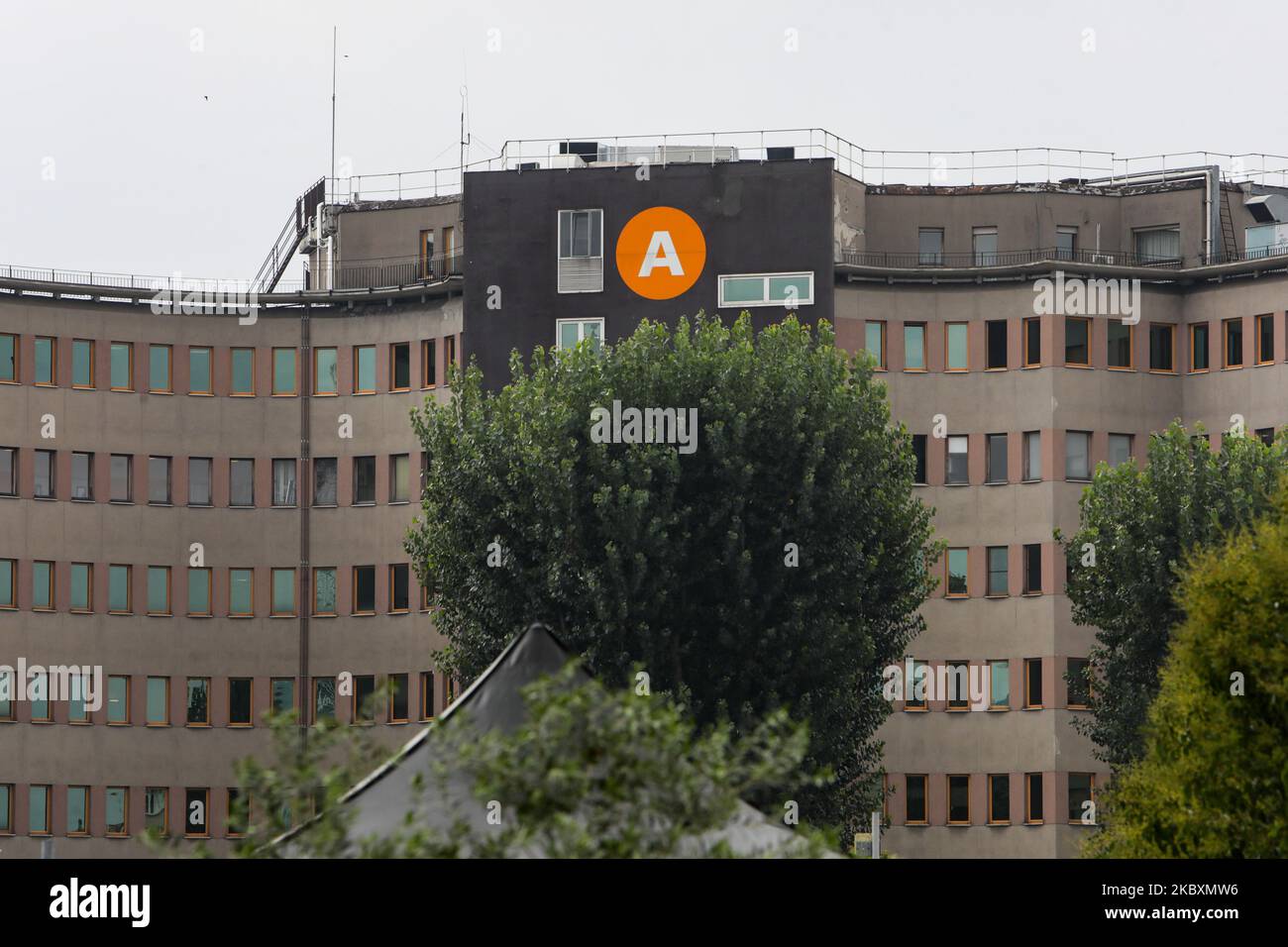 Allgemeine Ansicht des Krankenhauses San Rafaele in Mailand, wo der italienische Unternehmer Flavio Briatore, der kürzlich bei Covid-19 positiv getestet wurde, vor einigen Tagen ins Krankenhaus eingeliefert wurde., Italien, am 28 2020. August (Foto: Mairo Cinquetti/NurPhoto) Stockfoto