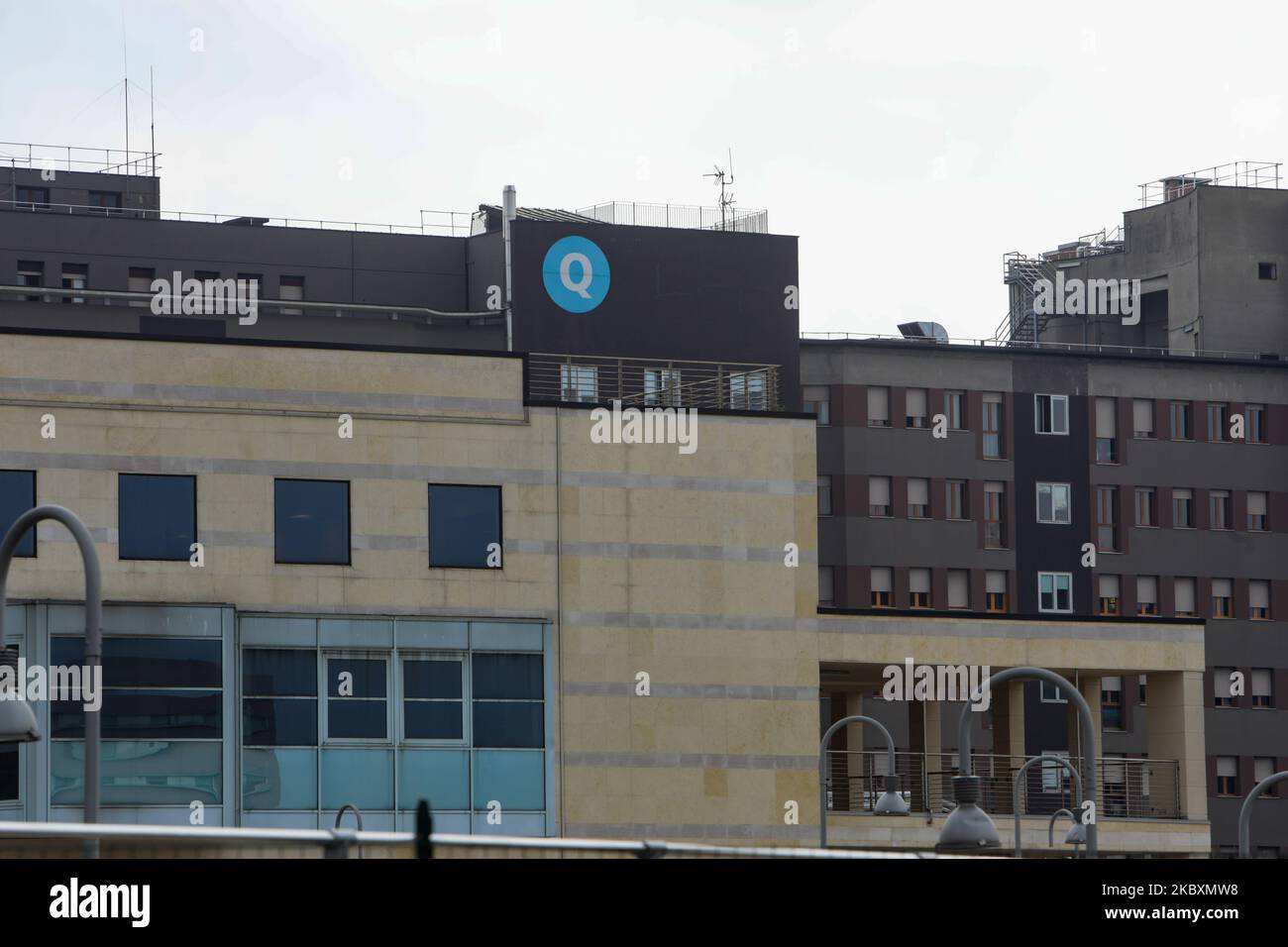 Allgemeine Ansicht des Krankenhauses San Rafaele in Mailand, wo der italienische Unternehmer Flavio Briatore, der kürzlich bei Covid-19 positiv getestet wurde, vor einigen Tagen ins Krankenhaus eingeliefert wurde., Italien, am 28 2020. August (Foto: Mairo Cinquetti/NurPhoto) Stockfoto