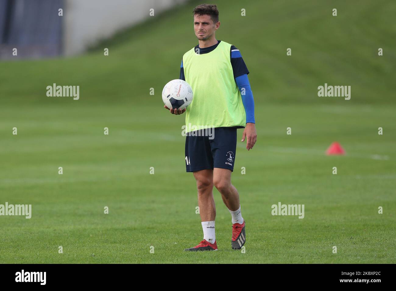 Gavan Holohan während der Vorsaison-Ausbildung von Hartlepool United am East Durham College, Peterlee, County Durham, England, am 27. August 2020. (Foto von Mark Fletcher/MI News/NurPhoto) Stockfoto