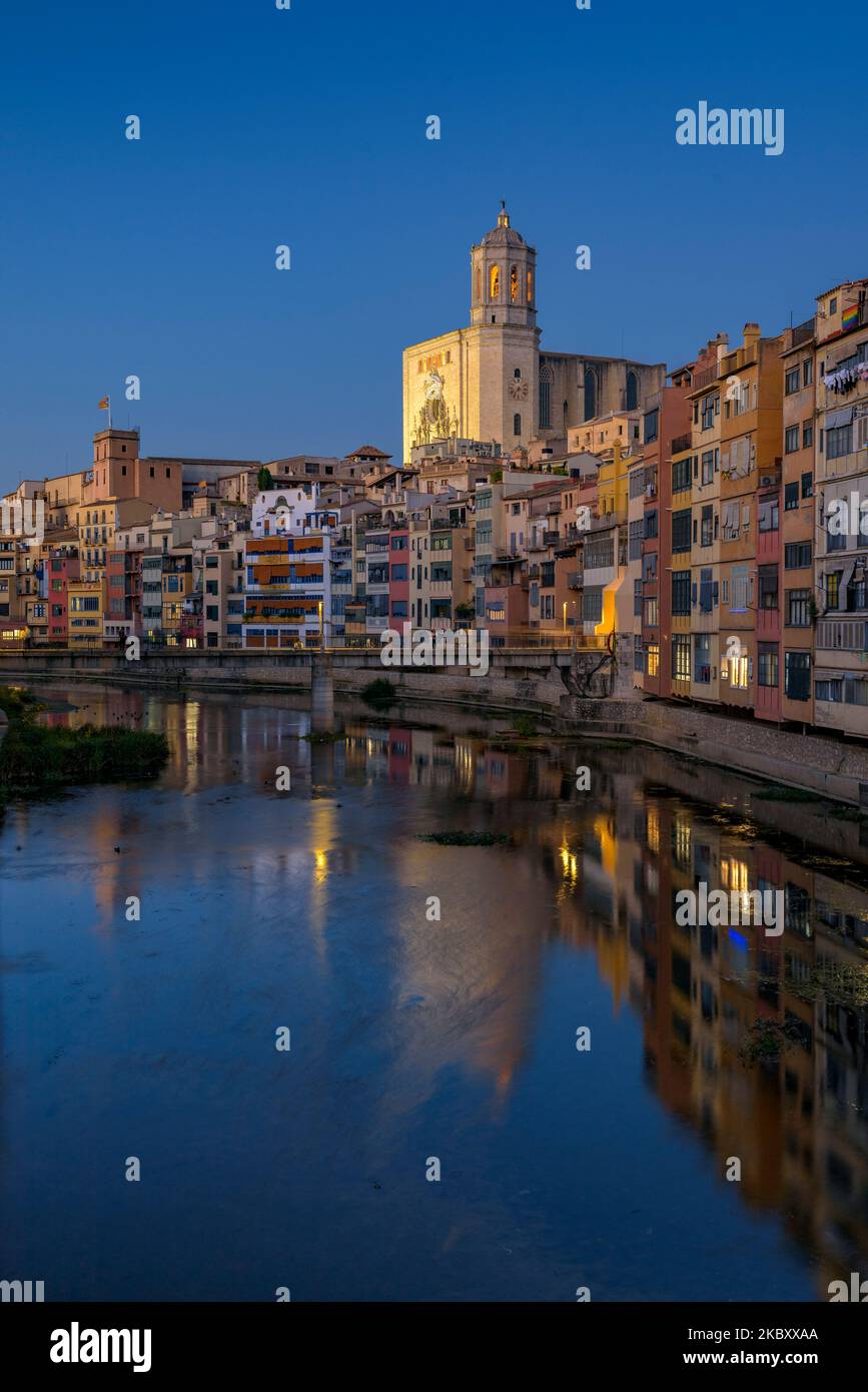 Fluss Durch Gerona Spanien