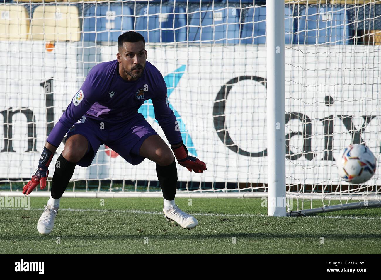 Miguel Angel Moya von Real Sociedad im Einsatz beim Freundschaftsspiel