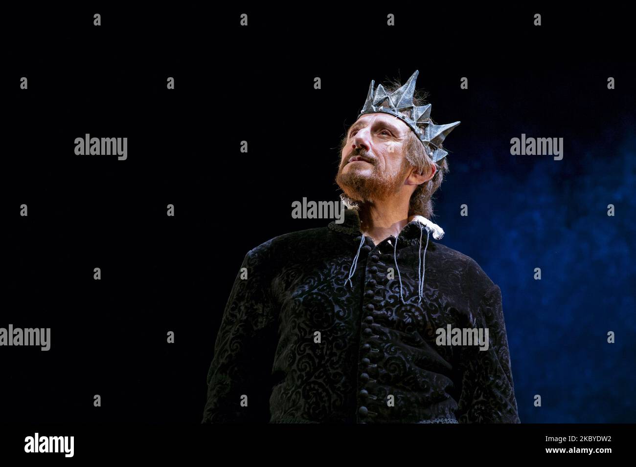 Jose Luis Gil und Ana Ruiz während der Aufführung von EDUARDO II OJOS DE NIEBLA am Theater der Schönen Künste in Madrid, Spanien, am 8. September 2020. (Foto von Oscar Gonzalez/NurPhoto) Stockfoto