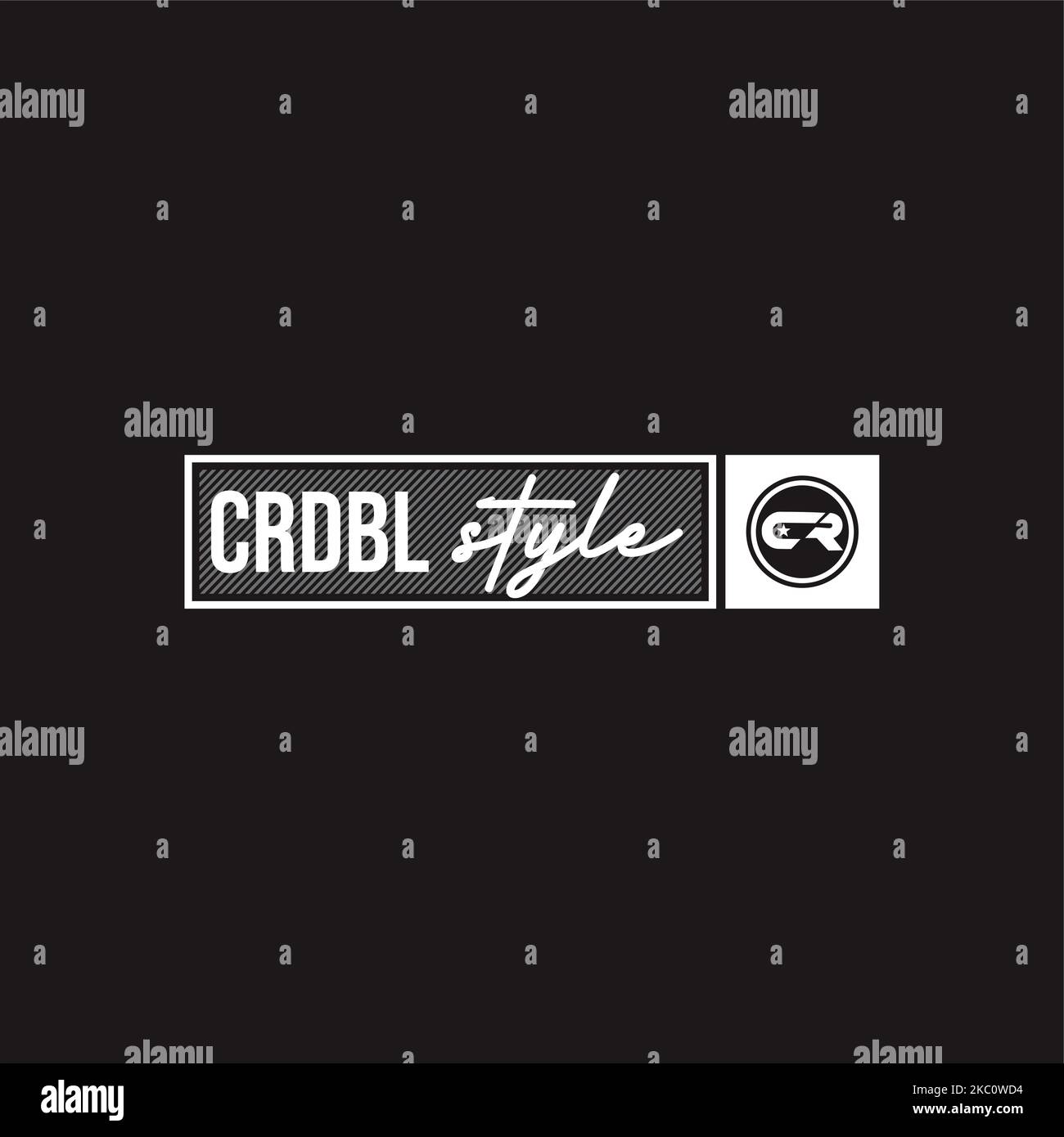 Eine Vektorgrafik mit Schriftzug, perfekt für T-Shirts, Kleidung, Hoodies Stock Vektor