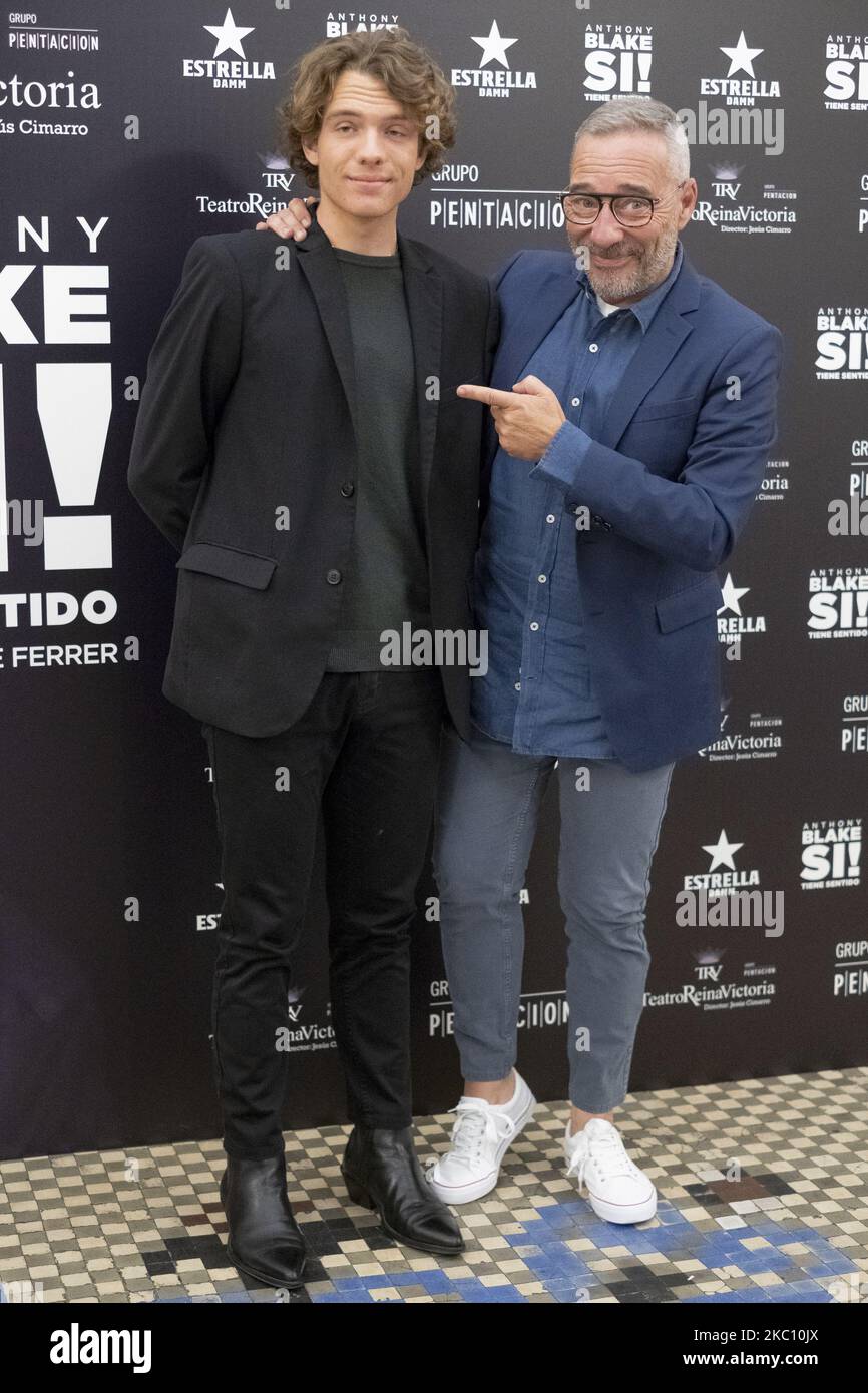 Goyo Gonzalez nimmt an der Premiere von Anthony Blakes neuer Show im Reina Victoria Theater in Madrid, Spanien, am 01. Oktober 2020 Teil. (Foto von Oscar Gonzalez/NurPhoto) Stockfoto