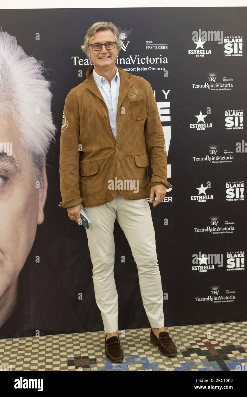 Poty nimmt an der Premiere von Anthony Blakes neuer Show im Reina Victoria Theater in Madrid, Spanien, am 01. Oktober 2020 Teil. (Foto von Oscar Gonzalez/NurPhoto) Stockfoto