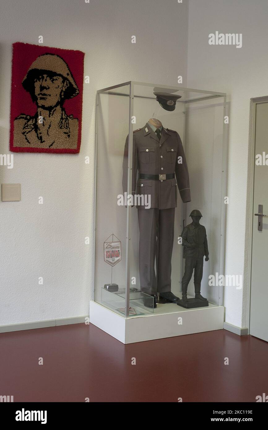 Das Stasi-Museum ist ein Forschungs- und Gedenkzentrum zum politischen System der ehemaligen DDR. Es befindet sich im Berliner Ortsteil Lichtenberg, im ehemaligen Sitz der Stasi. Am 2. September 2014 in Berlin, Deutschland. (Foto von Oscar Gonzalez/NurPhoto) Stockfoto