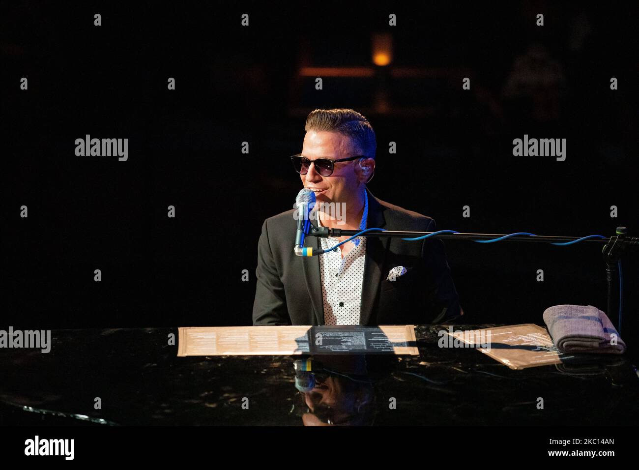Matthew Lee spielt live im Blue Note am 03. Oktober 2020 in Mailand, Italien (Foto von Alessandro Bremec/NurPhoto) Stockfoto