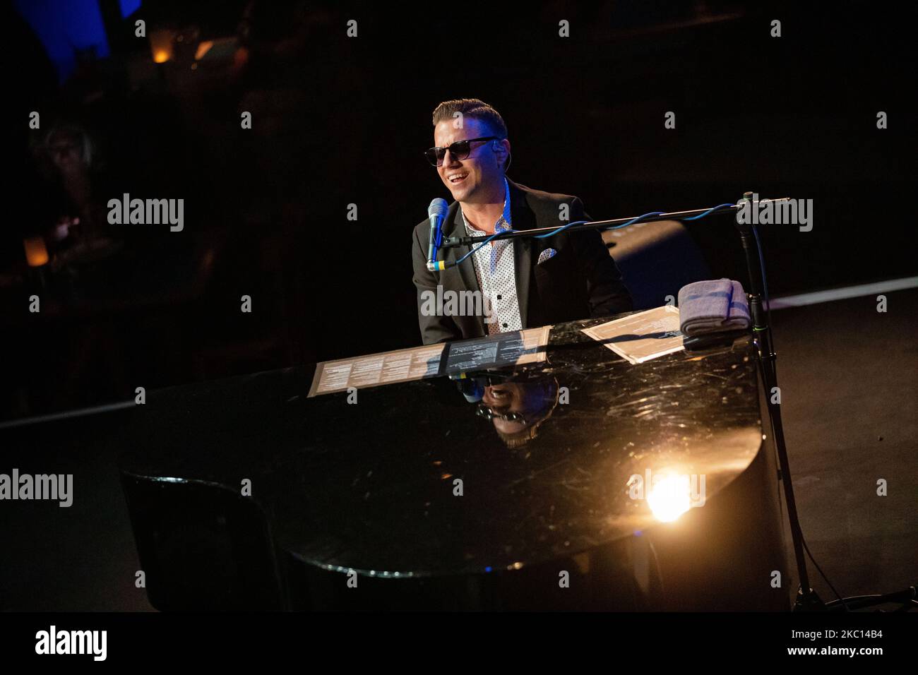 Matthew Lee spielt live im Blue Note am 03. Oktober 2020 in Mailand, Italien (Foto von Alessandro Bremec/NurPhoto) Stockfoto