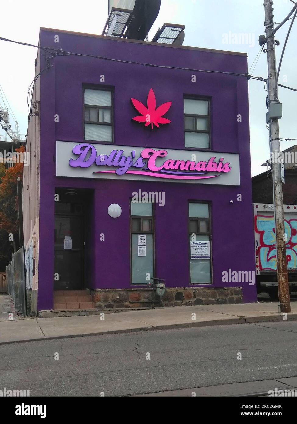 Shop Verkauf von Cannabis und Marihuana-Zubehör in Toronto, Ontario, Kanada. (Foto von Creative Touch Imaging Ltd./NurPhoto) Stockfoto