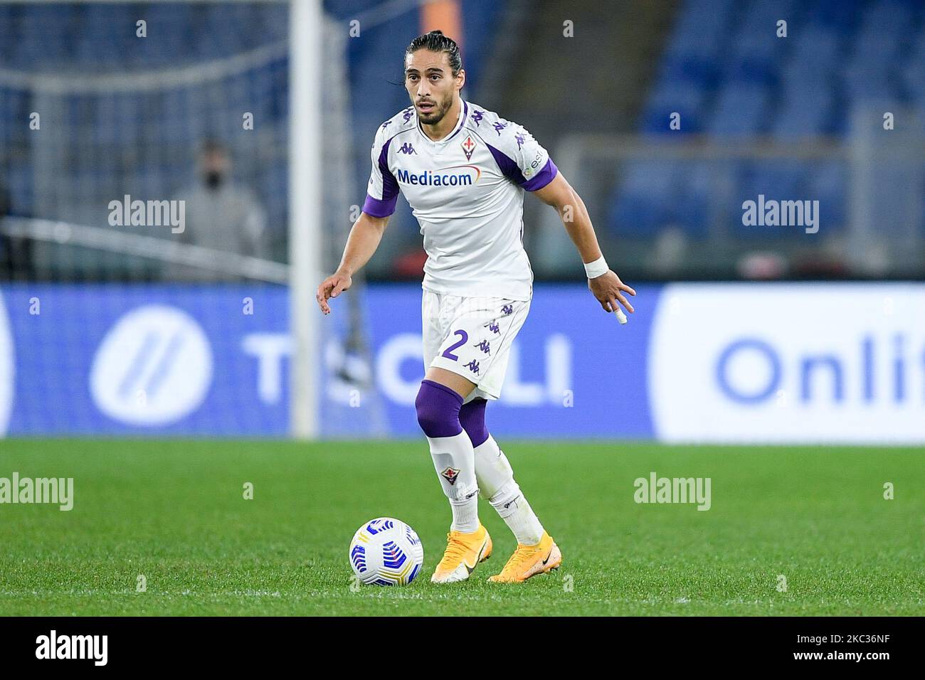 Martin Caceres von ACF Fiorentina während der Serie A Match zwischen AS Roma und ACF Fiorentina im Stadio Olimpico, Rom, Italien am 1. November 2020. (Foto von Giuseppe Maffia/NurPhoto) Stockfoto