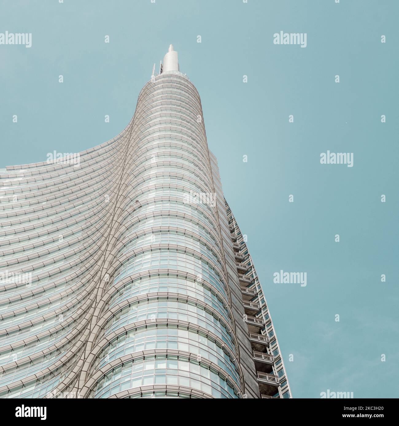 Mailand, Italien. 29. April 2019. UniCredit-Gebäude an der Piazza Gae Aulenti Stockfoto