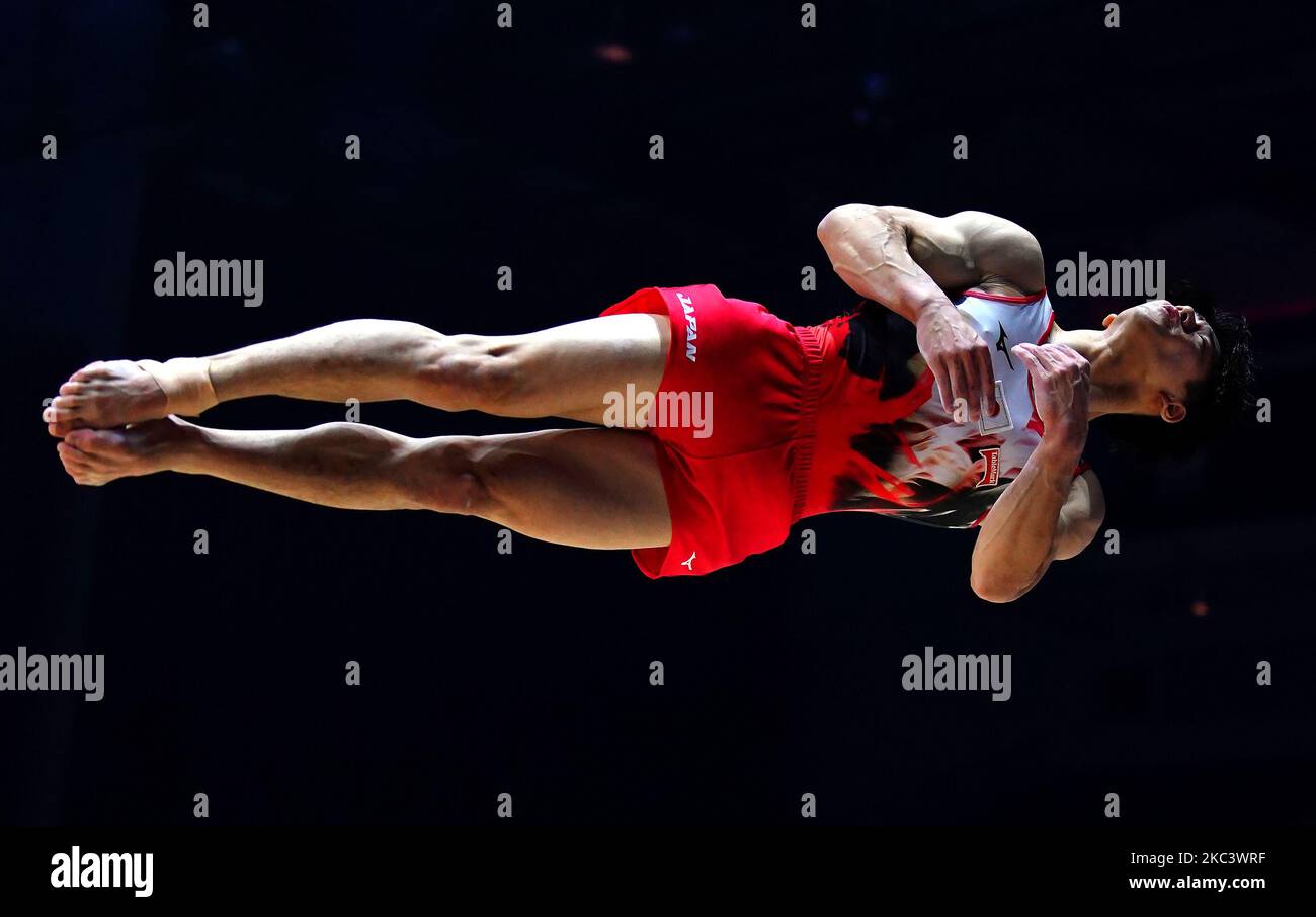 Der japanische Daiki Hashimoto tritt am siebten Tag der FIG Artistic