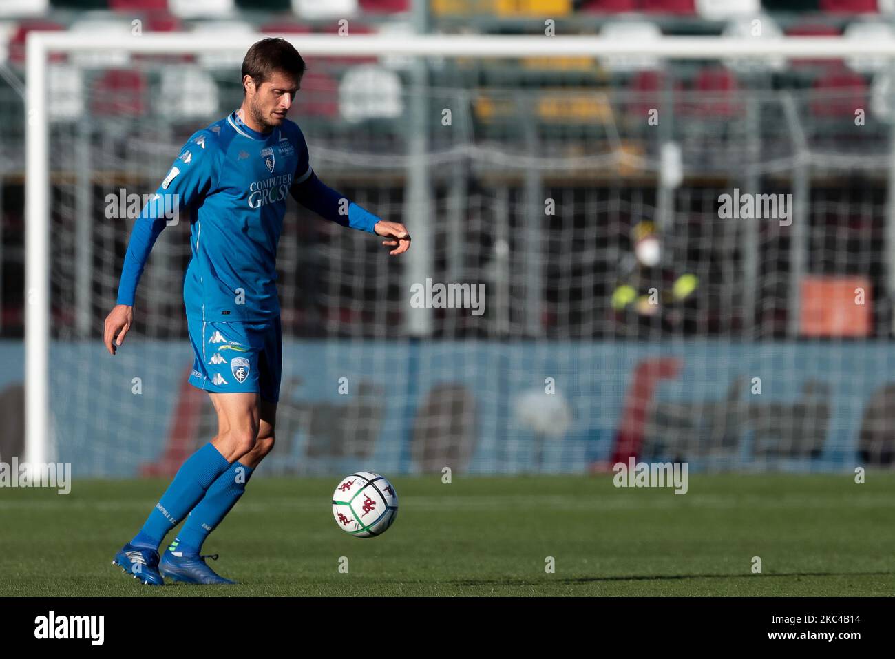 Simone Romagnoli beim Spiel der Serie BKT zwischen Cittadella und Empoli im Stadio Pier Cesare Tombolato am 21. November 2020 in Cittadella, Italien. (Foto von Emmanuele Ciancaglini/NurPhoto) Stockfoto