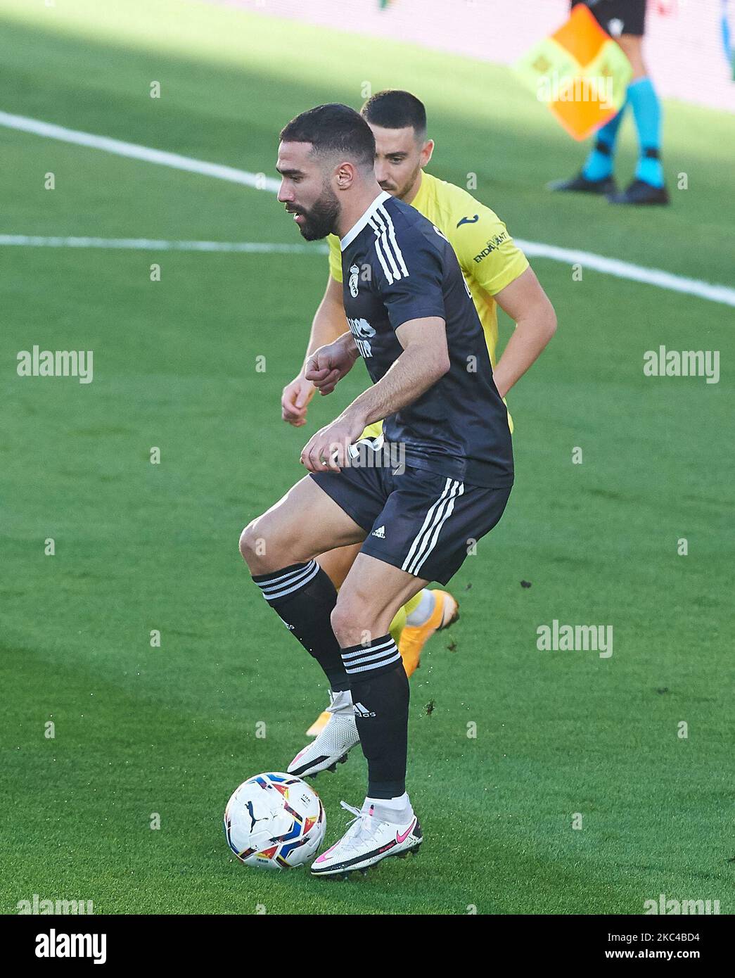 Dani Carvajal von Real Madrid während der La Liga Santander mach zwischen Villarreal und Real Madrid im Estadio de la Ceramic am 21. November 2020 in Vila-real, Spanien (Foto: Maria Jose Segovia/NurPhoto) Stockfoto